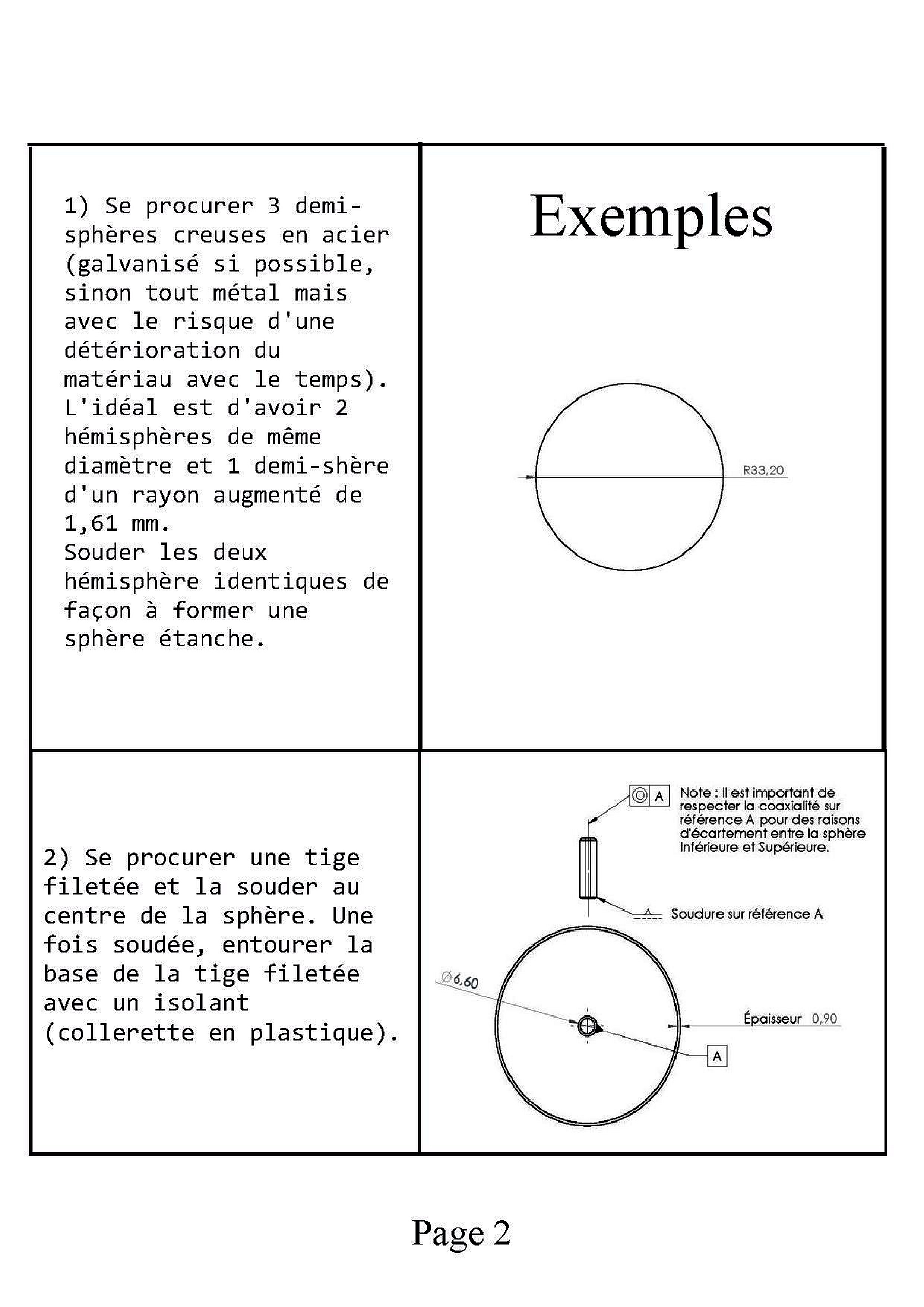 Plan de montage résonateur effet Dumas étape N°02