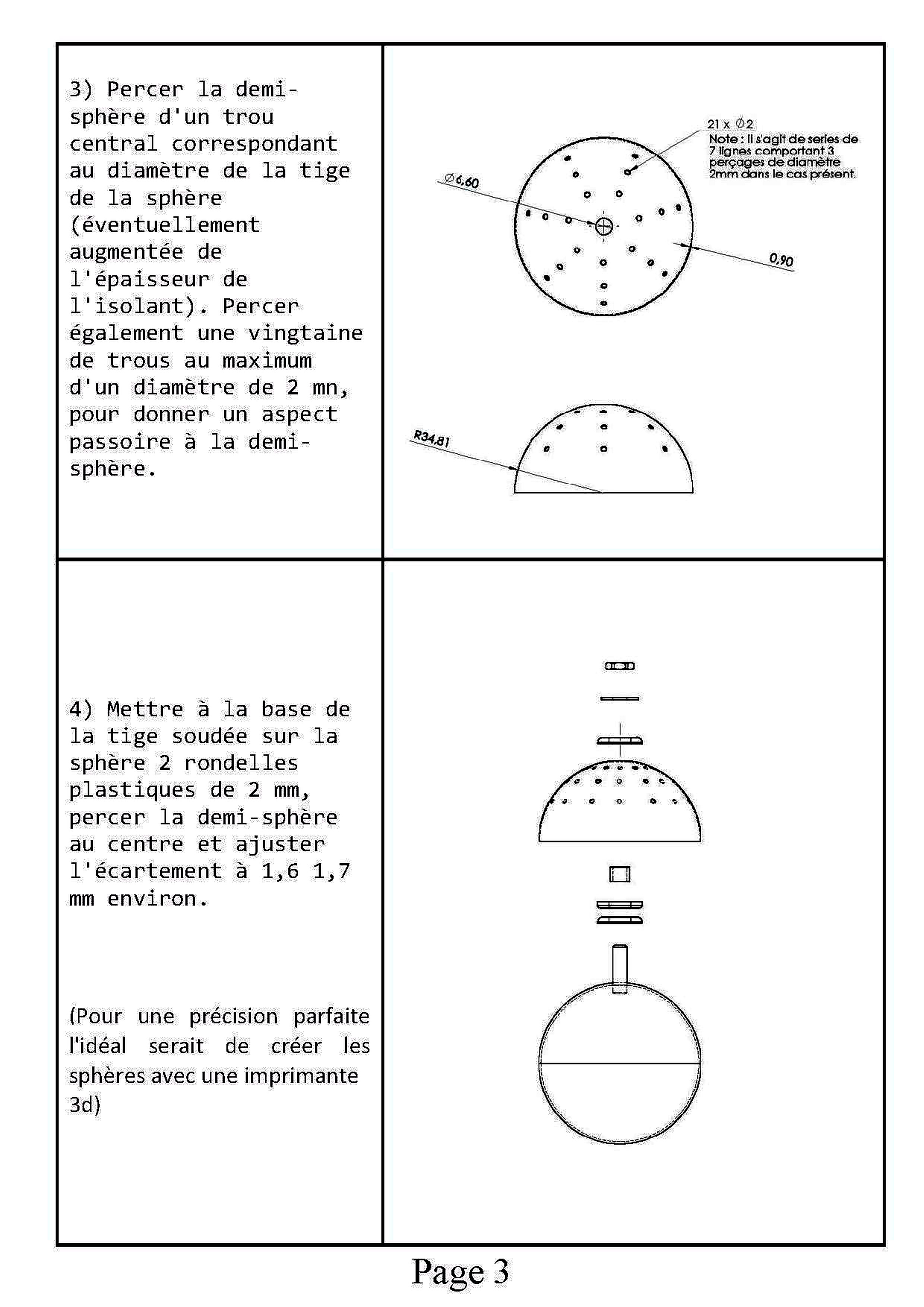 Plan de montage résonateur effet Dumas étape N°03