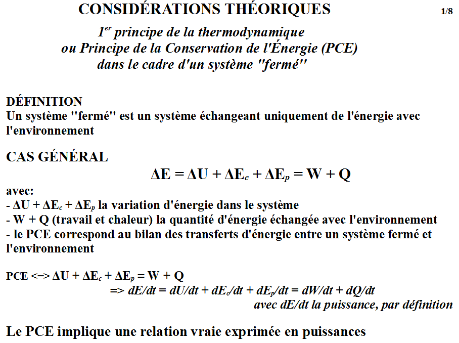 consideration theorique